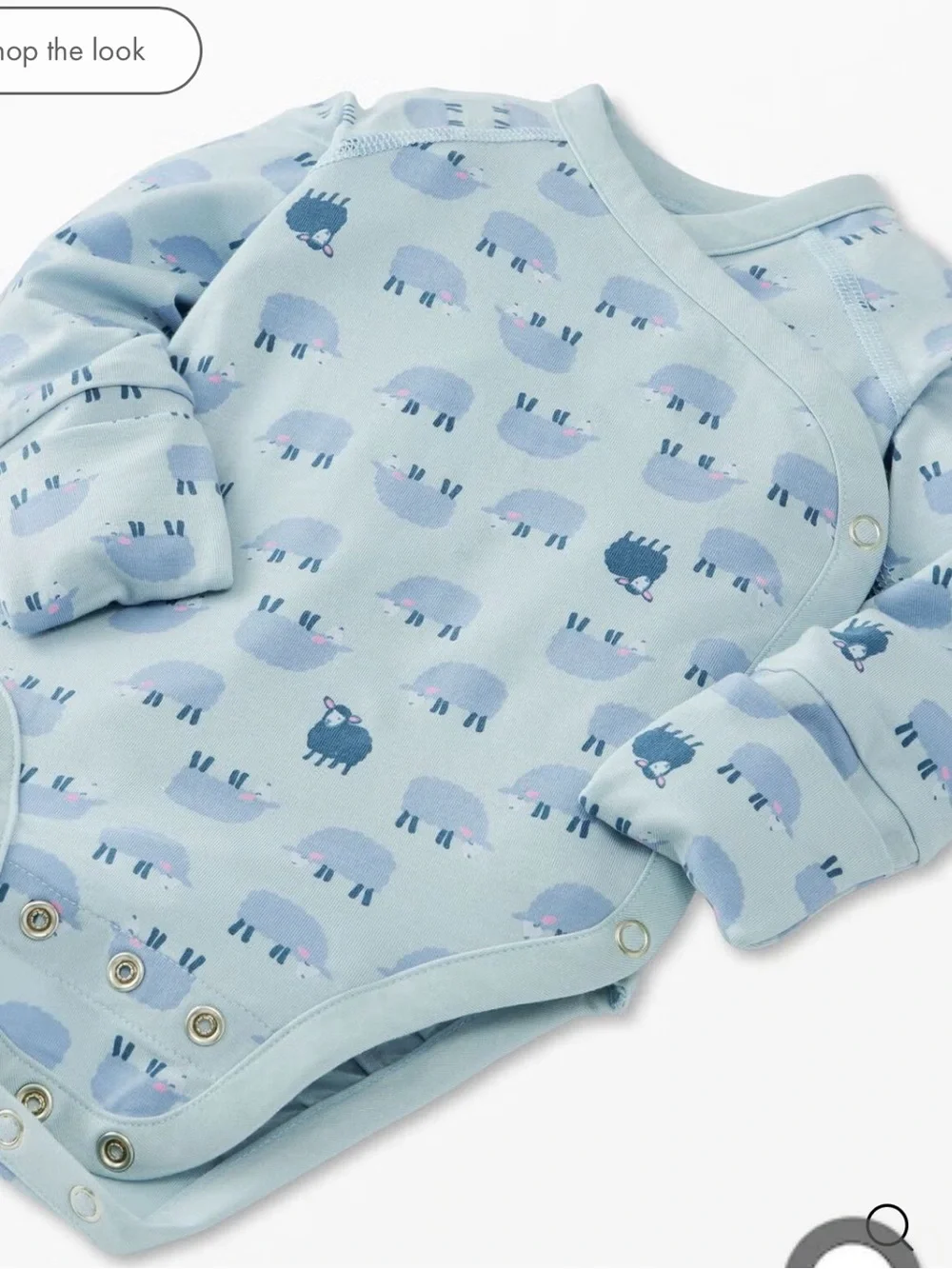 Hanna Andersson Baby Layette Wrap Top & Wiggle Pants in HannaSoft™ 18-24m